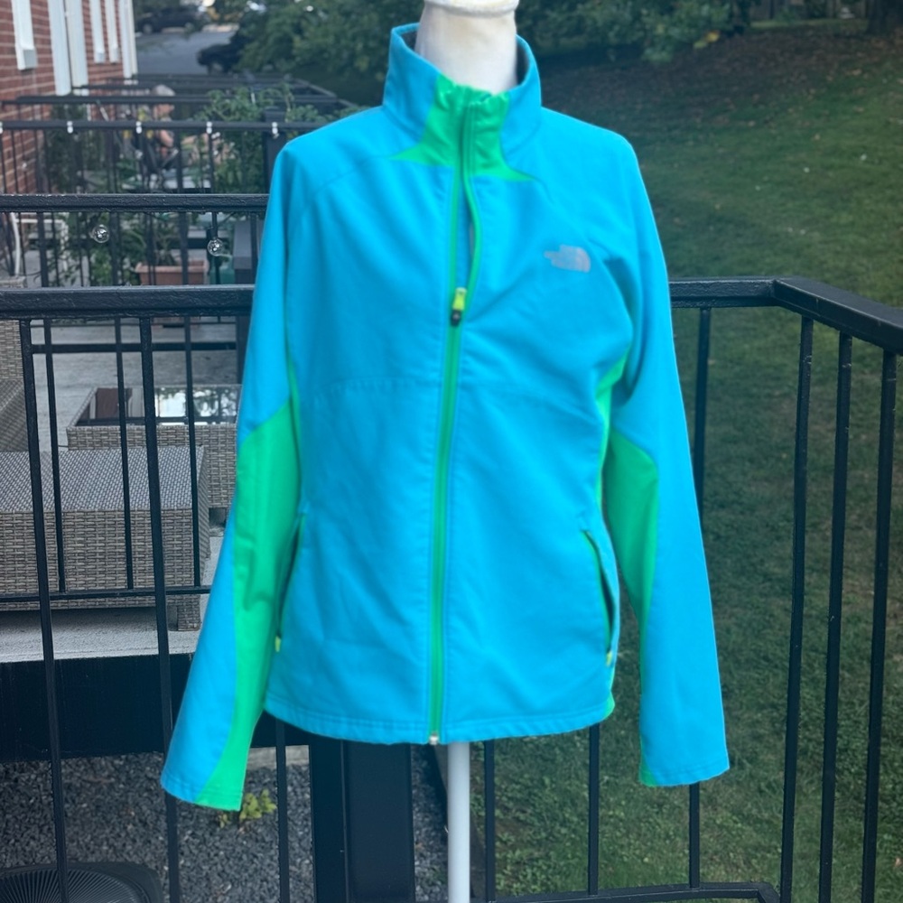 The North Face Women's Blue/Green Lightweight Jacket Size Large